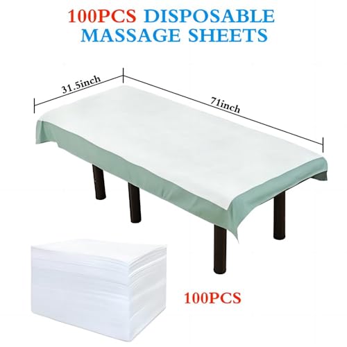 100Pcs Disposable Massage Table Sheets 31.5