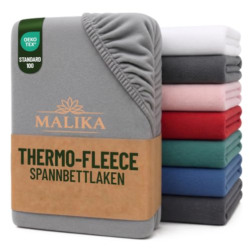 Malika® Winter Thermo Fleece Spannbettlaken, kuschelig weich Flausch Spannbetttuch, Betttuch Jersey flauschig Soft Plüsch Laken… – Ansicht 1