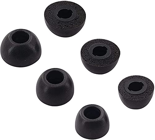 Image of ALXCD Foam Eartips Compatible With Sony WF-1000XM4 Earbuds - S /M /L 3 Pairs Soft Memory Foam Ear Tips - XM4 SML