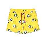 Happy Socks Herren Tiger Swim Short Badehose, gelb, Verschiedene Größen