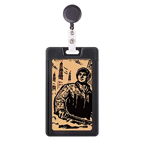 Porte-badge rétractable marteau et lampe torche pour infirmier