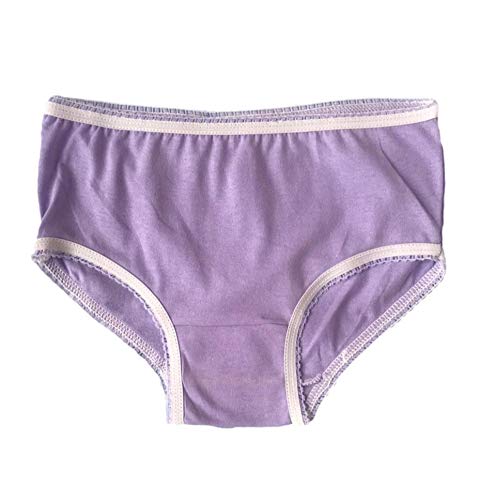 Kit Com 10 Calcinha Lisa Infantil 100% Algodão (GG)