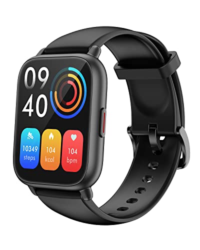 Montre Connectée Homme Femme pour Samsung Xiaomi iPhone Android iOS Smartwatch Appel Bluetooth Montre Sport Podomètre Cardiofréquencemètre Oxymètre...
