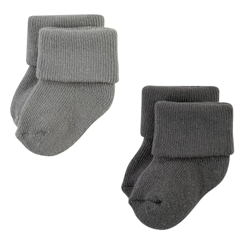 Image of Hudson Baby Baby 8-pack Cotton Rich Newborn and Terry Socks