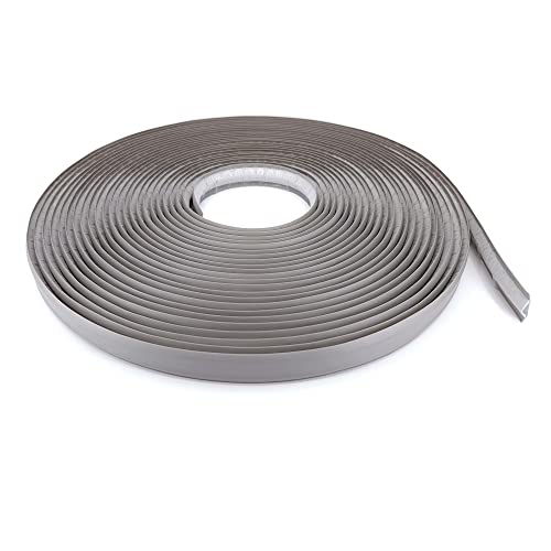 Image of InstaTrim The Original Flexible Trim - 50ft Grey 3 /4 inch Wide Caulk Tape - Adhesive Trim with Many Uses Including Caulking for Bathtubs, Sinks, Counters, Tile, Floors - Made in USA | Gray 3 /4 in x 50 ft self-adhesive trim seals longer runs around tubs, sinks, counters, tile, floors, and other home surfaces.