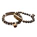 Justinstones Natural Golden Tiger's Eye Gem Semi Precious Gemstone Love Heart Charm Stretch Bracelet