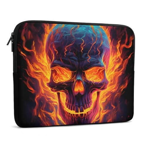 Funda para portátil con diseño de calavera 15 pulgadas miniatura 3
