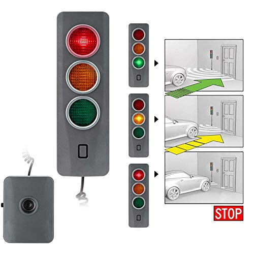 Mrcartool Parking Aid System for Garage - Car Park Assist Sensor System Smart Parking Aid Gadget Safe Light Parking System Assist Distance Stop Aid Guide Sensor for Home Garage - Thumbnail 7
