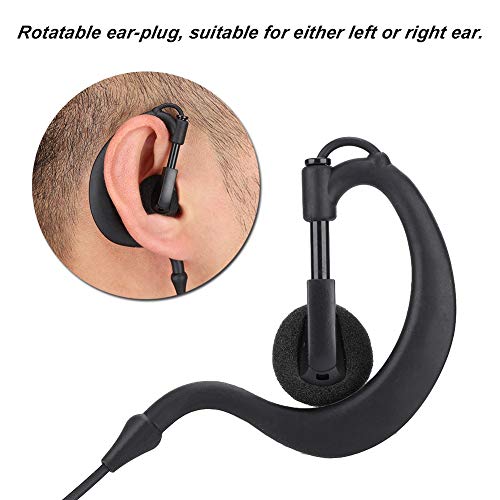 VBESTLIFE G-shaped 1 Pin PTT Headset Earphone Microphone for Tetra Radio MTH800 MTP850 Walkie Talkie Commonly Used by Soldiers - Image 2
