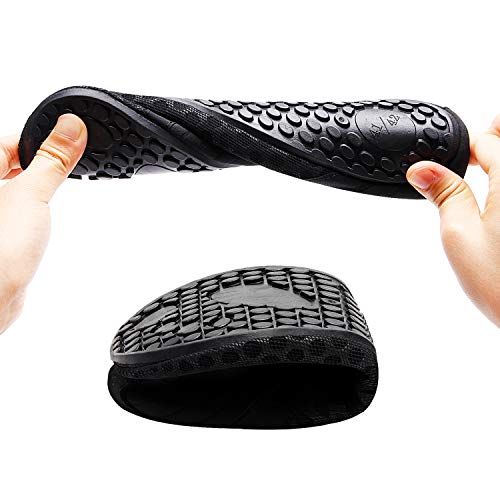 Barerun Womens Mens Outdoor Water Shoes Aqua Socks For Beach Swim Surf Yoga Sport Black 12-13 M Us Women / 10-11 M Us Men #TOP4