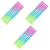 Gadpiparty 3 Stück Silikon Tastaturschutz Kompatibel für Pavilion Dünne Transparente Keyboard...