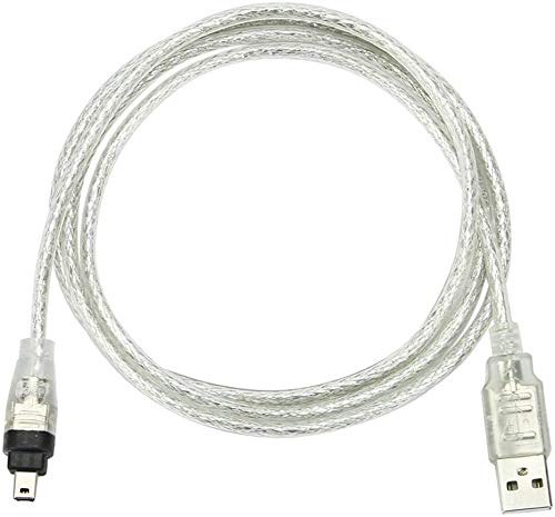 image for BLUEXIN USB 2.0 Male to IEEE 1394 Mini 4Pin Male iLink Firewire DV Ada