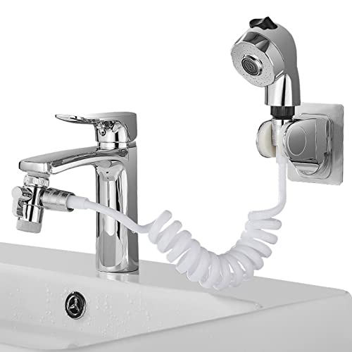 Lizealucky Sink Faucet Sprayer Attachment Sprayer Head Sink Replacement Part For Shampoo Bowl Pedicure Chair Spa Salon Hair Washing Dog Baby Shampoo Bath Top Control Button #TOP4