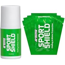 2Toms SportShield, Original Formula, All-Day Anti Chafe and Blister Prevention, Waterproof Protection from Chafing and Skin Irritation, Combo Pack, 1.5 Ounce Bottle & 6 Single Use Towelettes