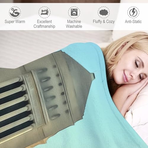 Couverture de lit polaire Skyline d'Indianapolis 178x203cm - 5