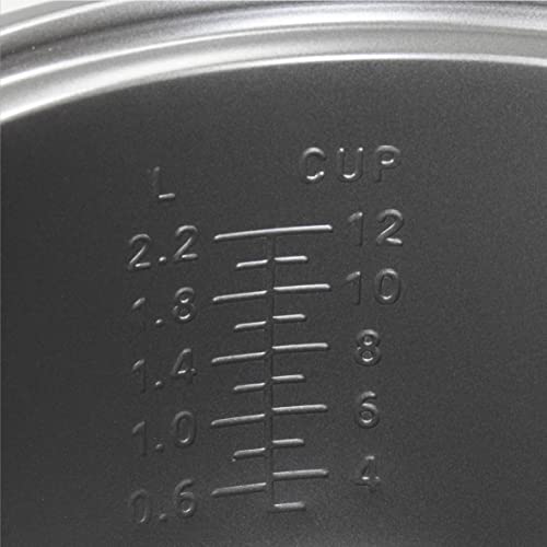 Quest 900W Rice Cooker & Steamer with Keep Warm Function, 2.2L/Non-Stick Inner Pot/Cooks Rice & Makes Healthy Steamed Vegetables/Includes Spatula & Measuring Cup, White - Image 9