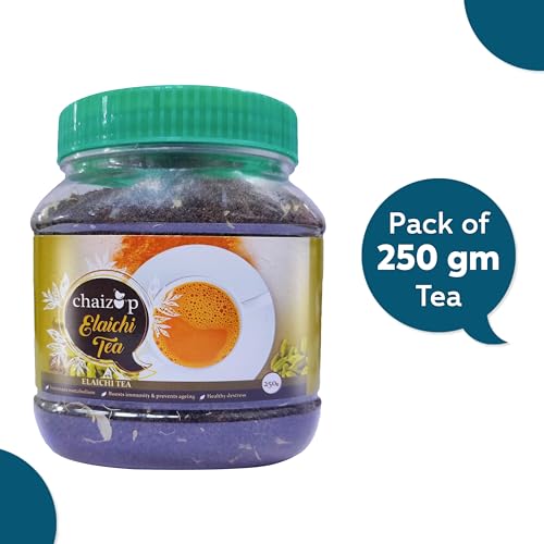 Image of Chaizup Premium CTC Elaichi Tea | Strong & Aromatic Loose Leaf Cardamom Chai | 1kg Pack | Boosts Immunity | Supports Metabolism | Relieves Stress | 100% Natural (250g)