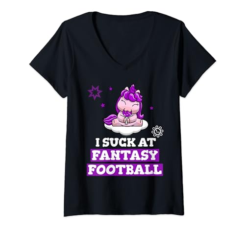I suck at Fantasy Football - Último en Fantasy Football Camiseta Cuello V