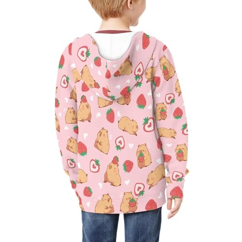 Image of Biyejit Kids Novelty 3D Graphic Printed Hooded Sweatshirt