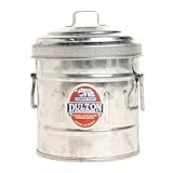 ダルトン(Dulton) マイクロ ガベージカン ガルバナイズド 大人の子供心くすぐる 極小サイズのガベージカン 卓上ふた付きゴミ箱 ブリキ缶 高さ110mm 直径90mm 100-244GV