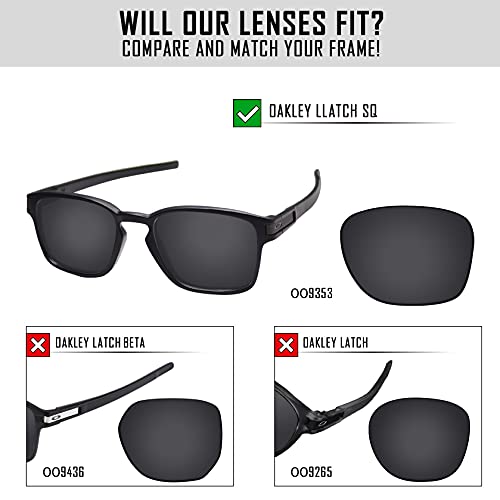 Image of Polarized Replacement Lenses for Oakley Latch SQ OO9353 Sunglass