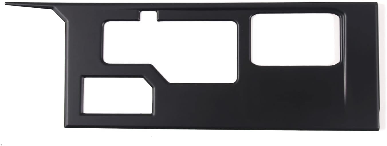 TOYCIDFG Gear Shift Panel Cover Trim Compatible with Toyota Tundra 2022-2025 Pickup Truck, Center Console Shifter Frame Box Cover Trim (Matte Black -B)