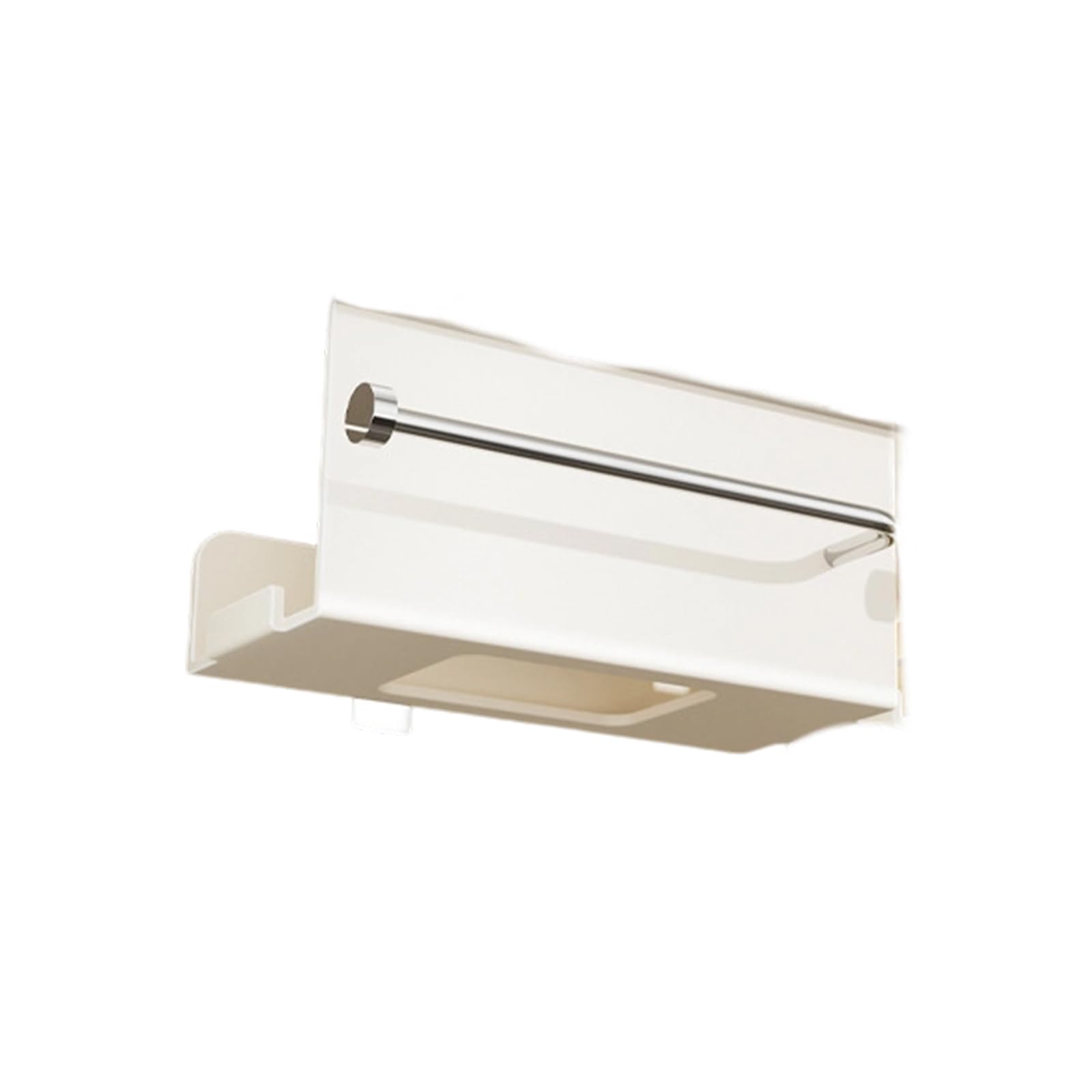 Strong Adhesive Kitchen Towel Rack Easy Installation Rustproof Steel Cabinet Multipurpose Wall Mounted Adhesive Paper Towel Holder