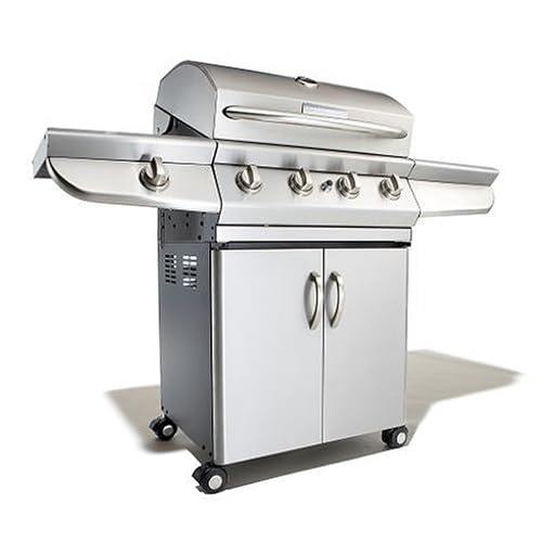 Strathwood 4-Burner Gas Grill with Side Burner