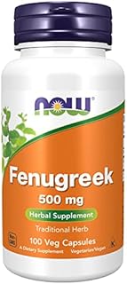 NOW Supplements, Fenugreek (Trigonella foenum-graecum) 500 mg, Herbal Supplement, 100 Veg Capsules