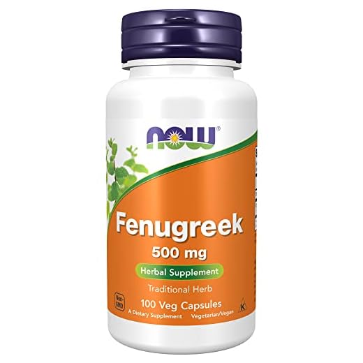 Now Foods - FENUGREEK 500mg - 100 veg caps