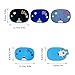 Woohome 12 PCS Iron On Denim Patches Solar System Sewing Knee Repair Patches Jeans Patch Iron on Inside for Clothing Jeans and DIY Repair