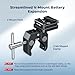 SMALLRIG V-Mount Crab-Shaped Clamp, 15-40mm Non-Slip Clamp, 1.5kg Load-Bearing Compatible with Multiple Brands of V-Mount Batteries - 5313