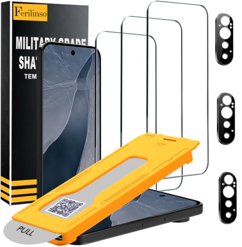 Image of Ferilinso Screen Protector for Google Pixel 11 Pro, Tempered Glass