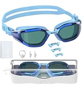 Whale Adult Swim Goggles, Anti-Fog & 100% UV Protection, Ultra-Soft Silicone Seal for Men & Women
