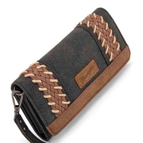 Image of X Wrangler Wristlet Western Wallet Boho Aztec Credit Card Holder for Women
