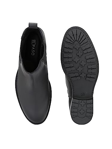 Image of EL PASO Women's Faux Leather Casual Slip On Boots EPW7200 P