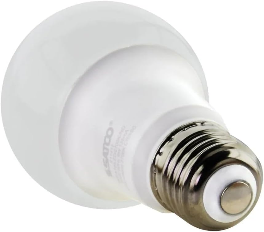 Satco S11412 9-Watt A19 LED Light Bulbs, 60 Watt Replacement, 2700K, 100 Count