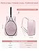 Sucipi Tennis Bags for Women, Lightweight Quilted Tennis Racket Bag, Large Capacity Tennis Backpack for Tennis Racquet, Pickleball Paddles, Badminton