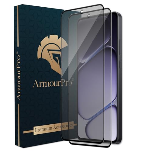 Image of ArmourPro Anti-Glare Matte Tempered Glass for OnePlus Nord CE 6 Lite, Pack of 2, Anti-Fingerprint Screen Protector, 9H Scratch Resistant, Smooth Touch, Full Edge to Edge Coverage