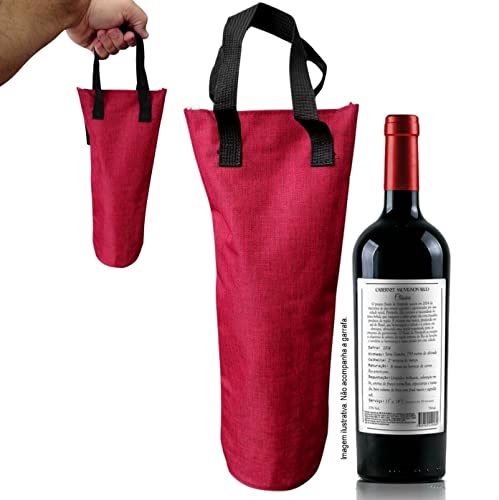 Bolsa winbag sacola termica para transportar 1 garrafa de vinho