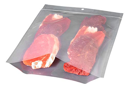 Vacuum Chamber Zipper Pouches - 4 Mil - 1000/CS - Bottom Fill with Hang-hole (6 x 10)