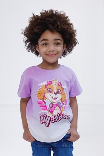 Paw Patrol Skye Big Sister Birthday Girls T-Shirt Toddler to Big Kid Sizes (2T - 10-12)2