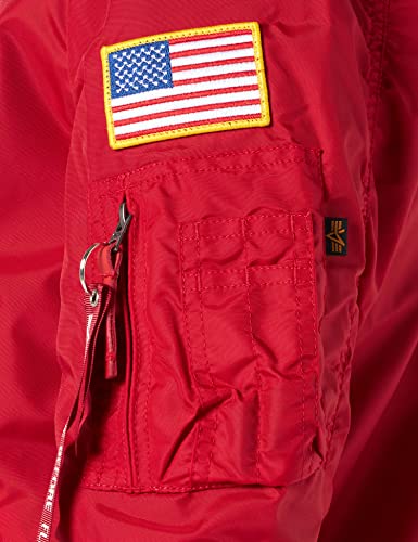 Alpha Industries MA-1 TT NASA Reversible II Bomberjacke für Herren Speed Red – Ansicht 5