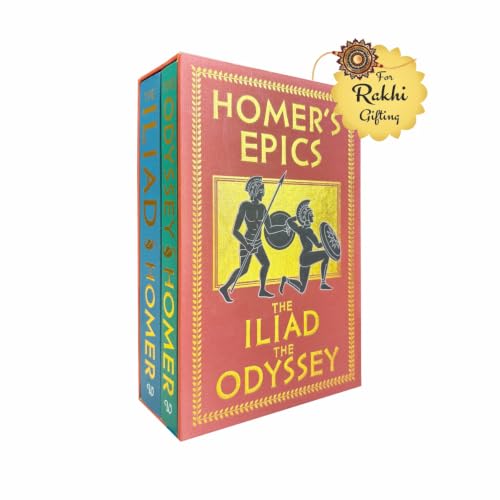 Image of The Odyssey & The Illiad: HOMER Collection Set of 2 Books - Hardcover Special edition (Wilco Classics)