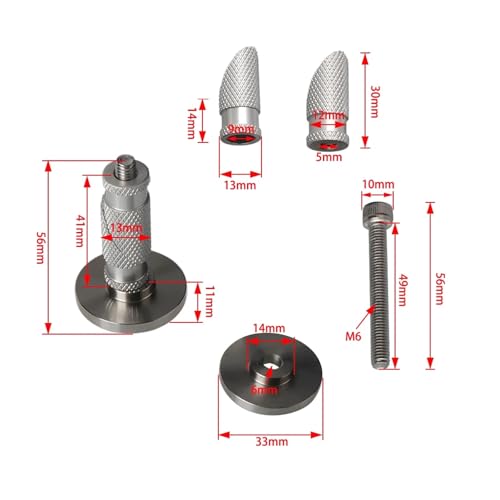 Embouts de guidon de motocross premium acier inoxydable conversion drop head - 4