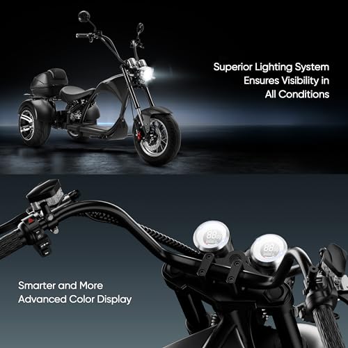eAhora M2 2000W Electric Tricycle for Adults/Seniors with
