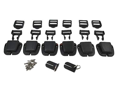 6 Spa Hot Tub Cover Latch Strap Repair Kit & Key Catalina Cal Spa Lock Clip #TOP18