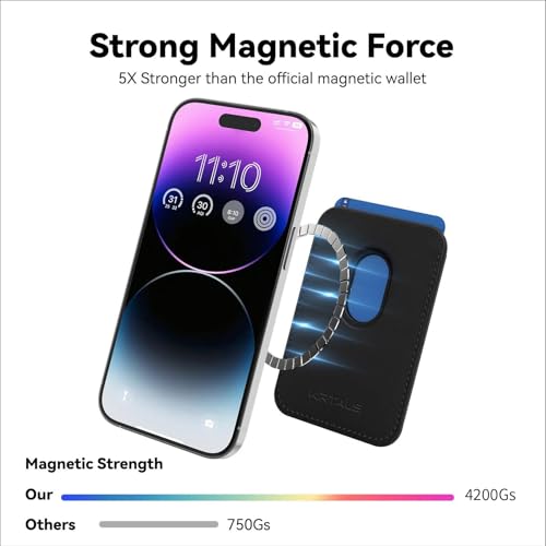 KRTALS Magnetic MagSafe Phone Wallet Card Holder w/ RFID Blocking (Various) $5.99 + Free Shipping w/ Prime or on $35+ + 54% Off Code GU325YS5 Prime - image 2