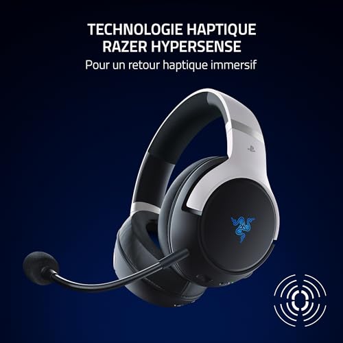 Razer Kaira Pro HyperSpeed Casque Gaming sans Fil Haptique Multiplateforme Sans fil HyperSpeed HyperSense Haptique Haut parleurs de 50mm - vue 4