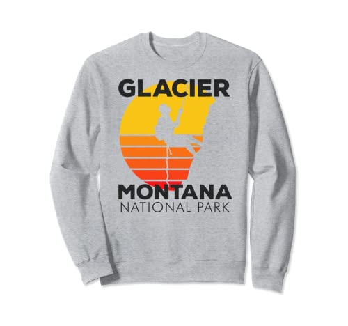 Glacier Montana Alpinisme Sweatshirt Cover